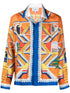 Escalier Infinite print silk shirt