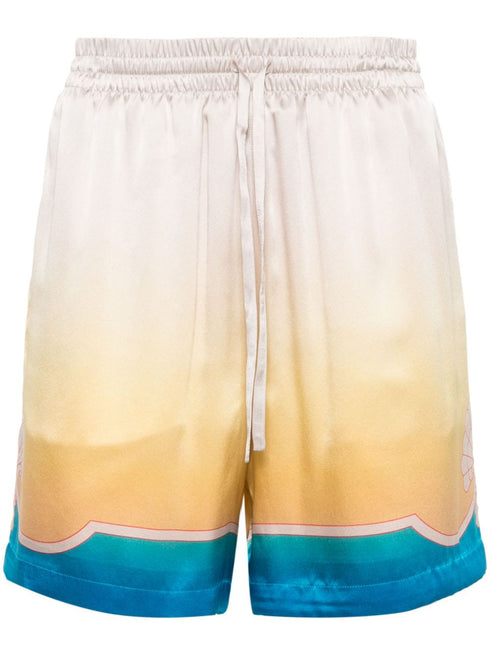 L'Arc Coloré silk shorts