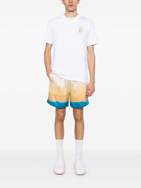 L'Arc Coloré silk shorts