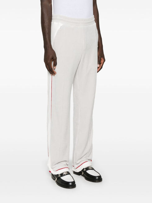 velour track pants