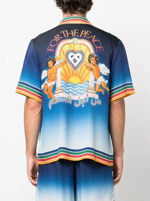 For The Peace-print shirt