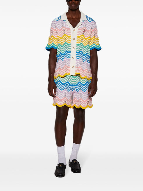 Szorty szydełkowe Gradient Wave