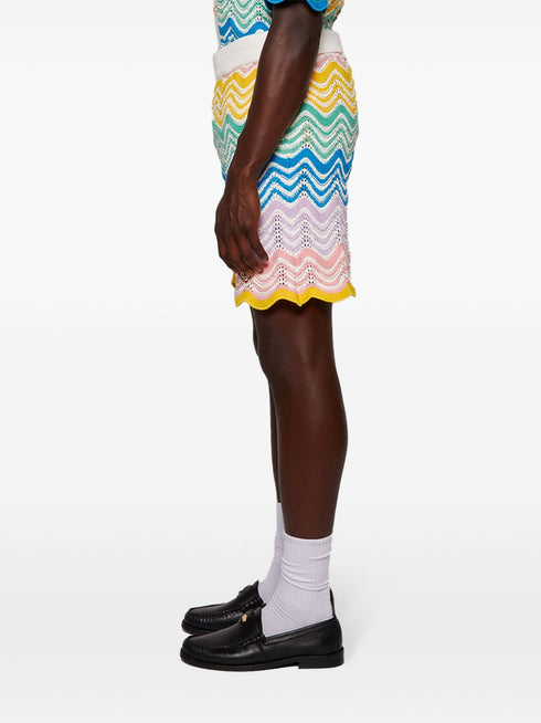 Szorty szydełkowe Gradient Wave