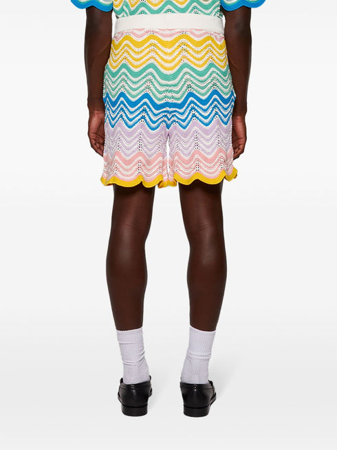 Szorty szydełkowe Gradient Wave