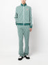 monogram-jacquard track pants
