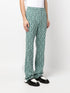 monogram-jacquard track pants
