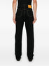 logo-jacquard jeans