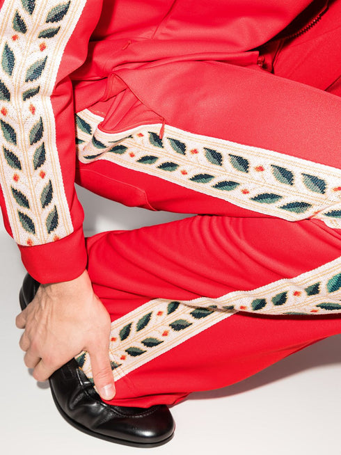 laurel-trim track pants