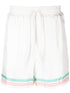 Tennis Club Icon silk track shorts