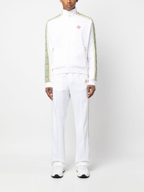 tape-detail track pants