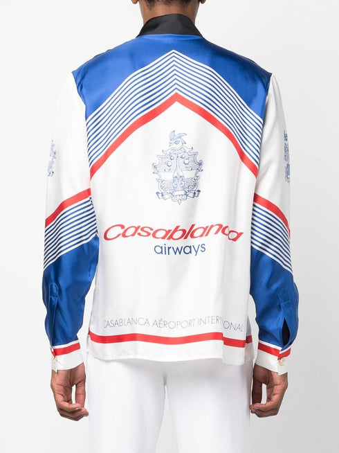 Casablanca Airways silk shirt