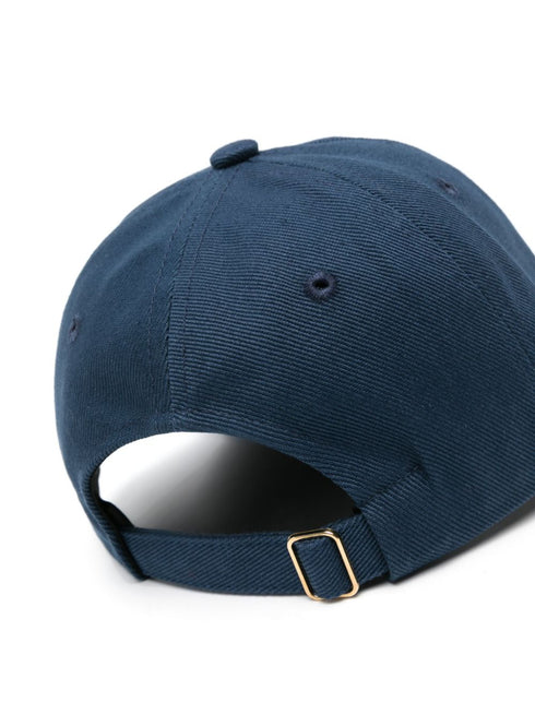 logo-embroidered cotton cap