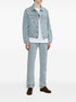 monogram-print jeans