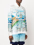 graphic-print long-sleeve shirt
