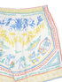 printed silk shorts