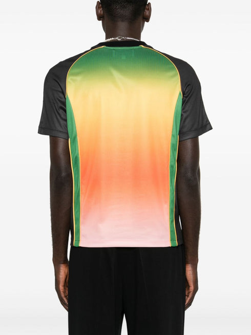 logo-print gradient T-shirt