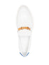 bamboo-detail leather loafers