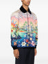 L'Envol print quilted satin jacket