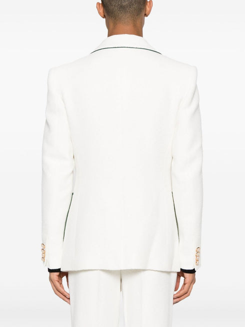 Tennis single-breasted blazer