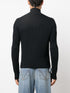 ribbed-knit high-neck jumper