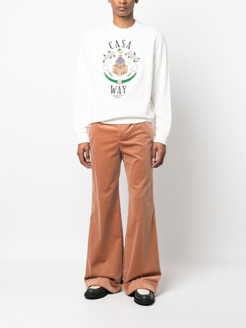 Casa Way embroidered sweatshirt