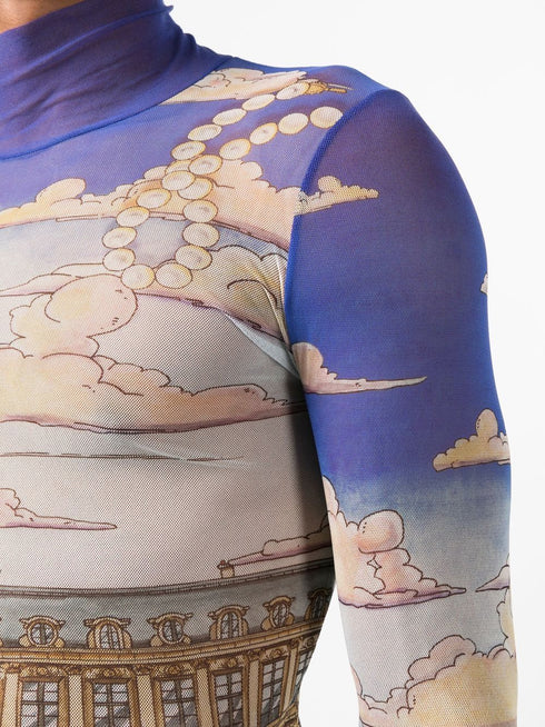 illustration-print top