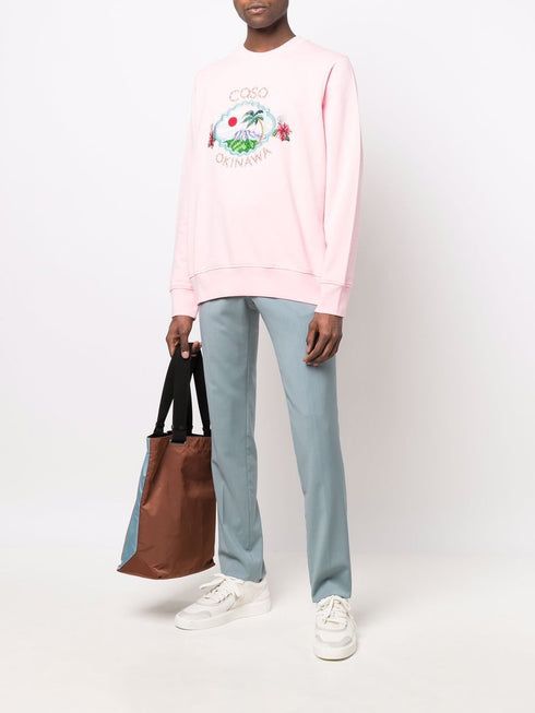Coso Okinawa embroidered sweatshirt