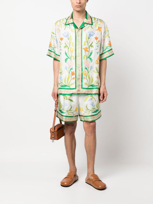 L'Arche de Fleurie silk shorts