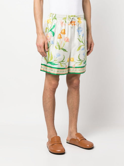 L'Arche de Fleurie silk shorts