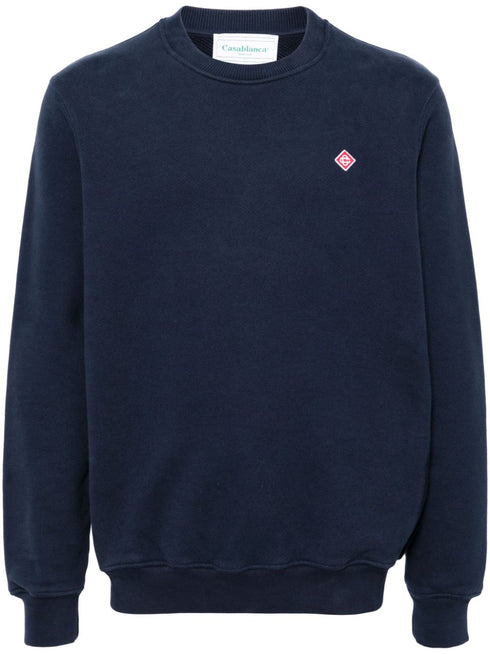 diamond-logo crew-neck sweatshirt