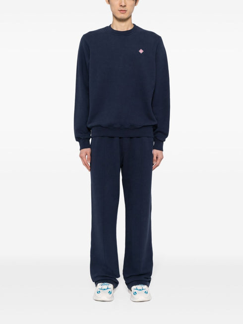 diamond-logo crew-neck sweatshirt