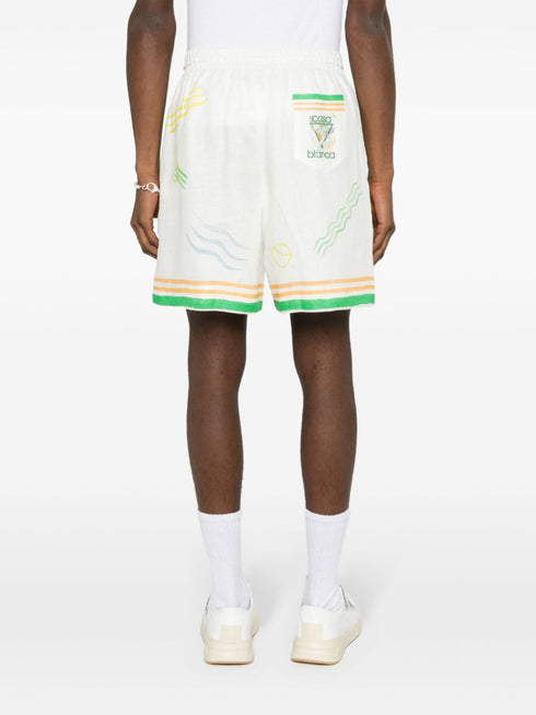 Le Jeu linen shorts