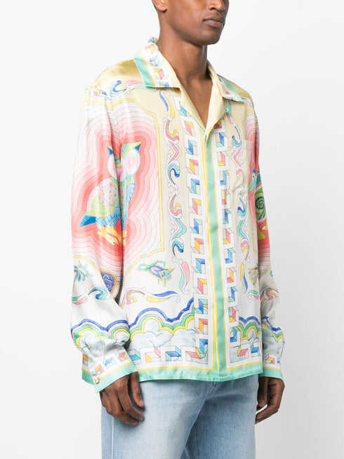 Souvenir silk shirt
