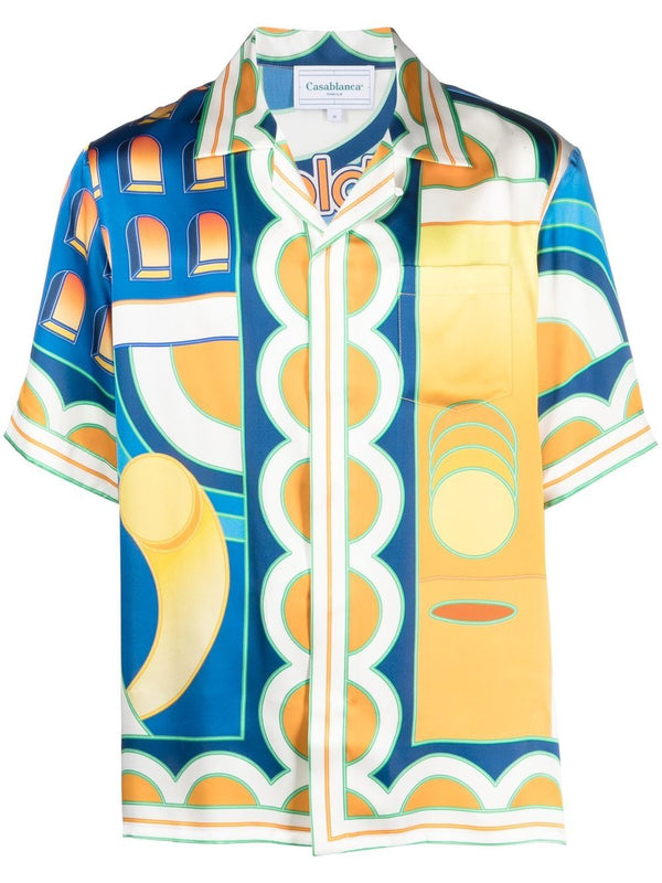 Paysage print shirt