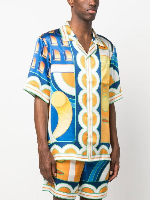 Paysage print shirt