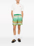 City Scape silk shorts