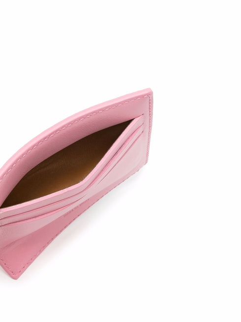 logo patch neck strap cardholder