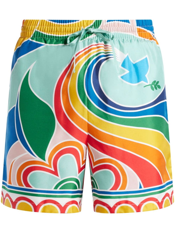 Le Pouvoir Des Fleurs silk shorts