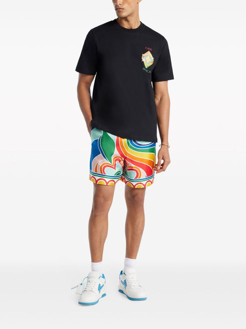 Le Pouvoir Des Fleurs silk shorts