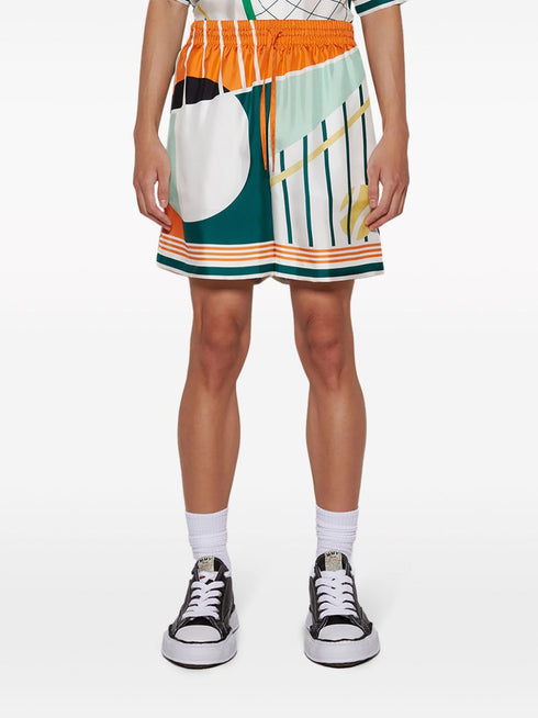 Court Abstrait track shorts