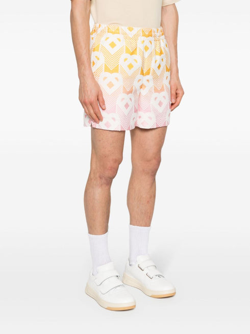 terrycloth-effect shorts