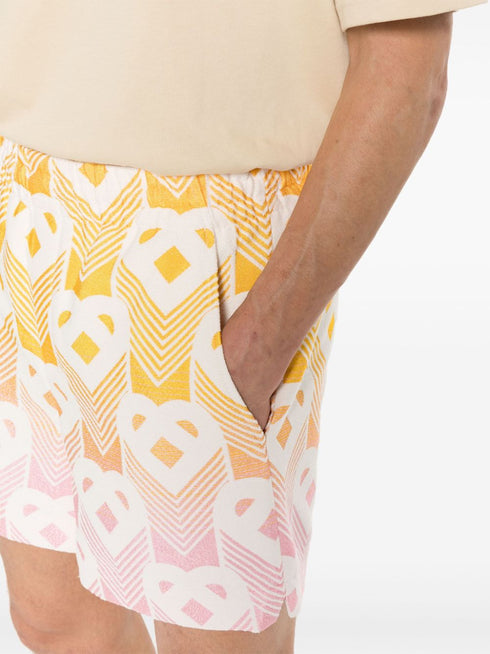 terrycloth-effect shorts