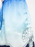 gradient-effect silk shorts