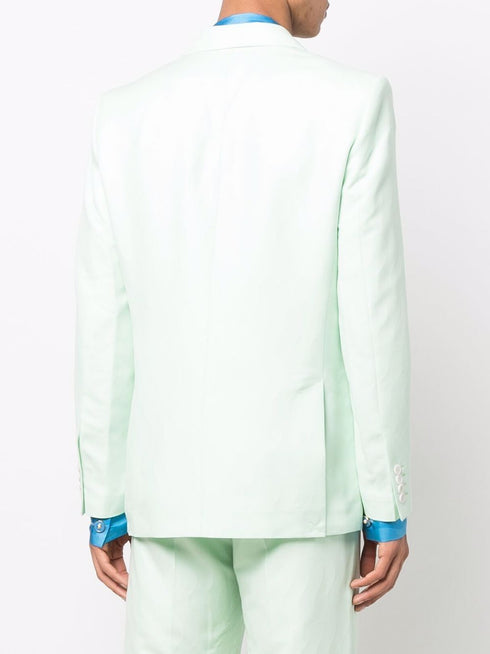 double-breasted tailored blazer