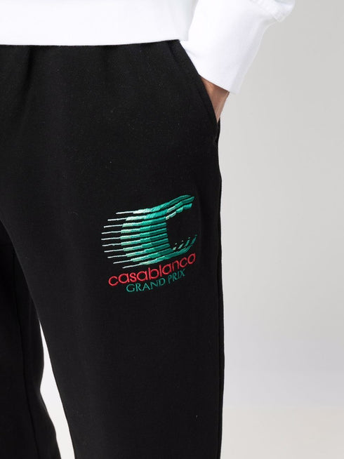 logo-print track pants