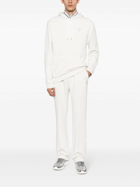 logo-appliqué track pants