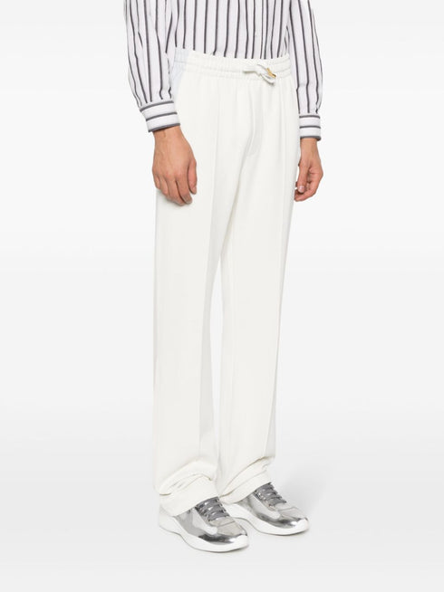 logo-appliqué track pants