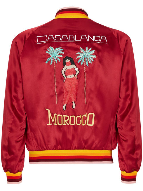 Morocco embroidered bomber jacket