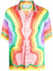 Mind Vibrations Artwork silk shirt