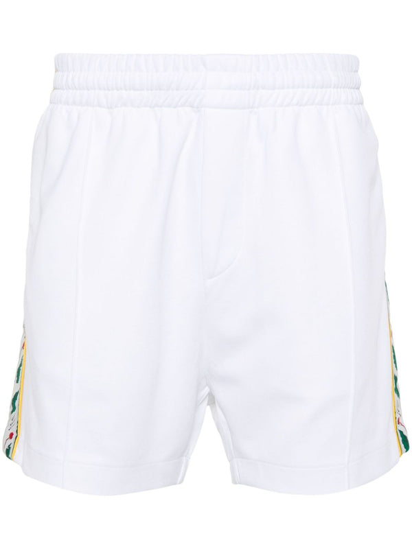 logo-embellished jersey shorts